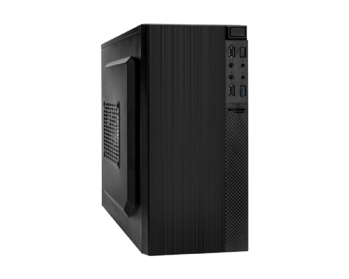 [Корпуса] Exegate EX299146RUS Корпус Minitower ExeGate BAA-104U-UNS350 (mATX, БП UNS350 с вент. 12см, 2*USB+1*USB3.0, аудио, черный)