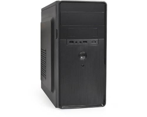 [Корпуса] Exegate EX299295RUS Корпус Minitower ExeGate BA-309-UNS500 (mATX, БП UNS500 с вент. 12см, 2*USB, HD аудио, черный)