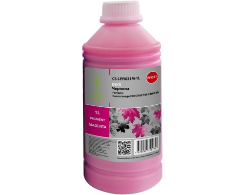 [расходные материалы] Чернила Cactus CS-I-PFI031M-1L PFI-031 пурпурный1000мл для Canon imagePROGRAF TA-20/30