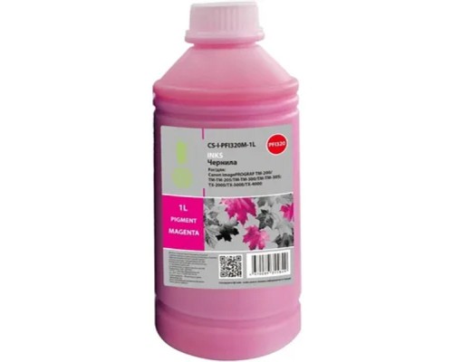 [расходные материалы] Чернила Cactus CS-I-PFI320M-1L PFI-320/120 пурпурный1000мл для Canon imagePROGRAF TM-200/TM-205/TM-300/TM-30