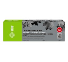 Картридж перезаправляемый струйный Cactus CS-R-PFI107BK-CHIP черный (260мл) для Canon imageProGRAF iPF670/680/685/770/780/785 с чипом