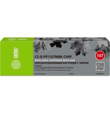 Картридж перезаправляемый струйный Cactus CS-R-PFI107MBK-CHIP черный матовый (260мл) для Canon imageProGRAF iPF670/680/685/770/780/785 с чипом