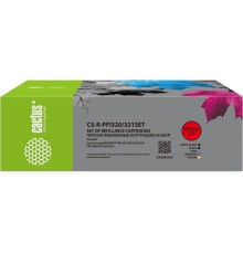 Картридж перезаправляемый струйный Cactus CS-R-PFI320/321SET черный/черный матовый/голубой/желтый/пурпурный набор 5шт.упак. для Canon imagePROGRAF TM-200/200MFP/205/300/300MFP/305/250/255/350/355 без 