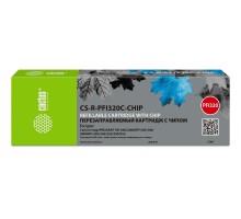 Картридж струйный Cactus CS-R-PFI320C-CHIP PFI-320C голубой (260мл) для Canon imagePrograff TM-200/200MFP/205/300/300MFP/305/250/255/350/355 с чипом