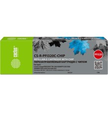 Картридж струйный Cactus CS-R-PFI320C-CHIP PFI-320C голубой (260мл) для Canon imagePrograff TM-200/200MFP/205/300/300MFP/305/250/255/350/355 с чипом