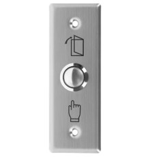Кнопка выход Tantos TDE-02  прямоугольная, металл
