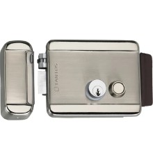 Замок электромеханический Tantos TS-EL2369SS  накладной, универсальный, с блокировкой кнопки в 2-х положениях