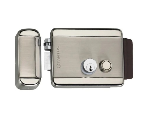 [Замки] Замок электромеханический Tantos TS-EL2369SS  накладной, универсальный, с блокировкой кнопки в 2-х положениях