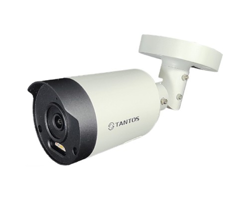 [Камеры видеонаблюдения] Видеокамера Tantos TSi-Pe85FD  уличная цилиндрическая  8-мегапиксельная (4К) IP с сиреной