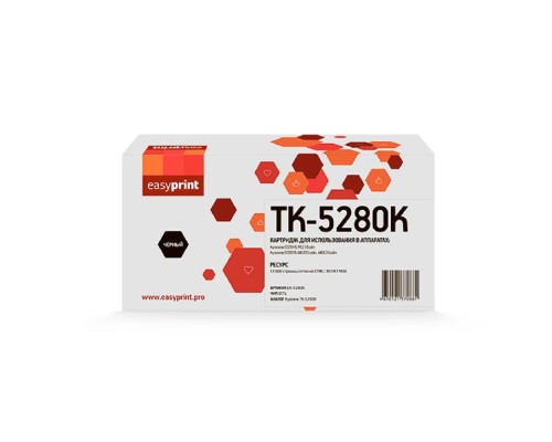 [Расходные материалы]             Тонер-картридж EasyPrint LK-5280K для Kyocera ECOSYS P6235cdn/M6235cidn/M6635cidn (13000 стр.) черный, с чипом