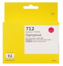                 IC-H3ED68A Картридж T2 №712 для HP DesignJet T210/T230/T250/T630/T650/DesignJet Studio/Studio Steel, пурпурный, с чипом