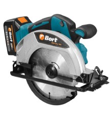 Bort BHK-21LI-185 ПИЛА ЦИРКУЛЯРНАЯ АККУМУЛЯТОРНАЯ [93418590] {акб 2*3,0 АЧ + ЗУ, АКБ Makita 18V LXT, 0-3800 об/мин, диск 185 мм, 20 мм, 3 кг, аксессуаров 2 шт }
