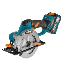 Bort BHK-18LI-125 ПИЛА ЦИРКУЛЯРНАЯ АККУМУЛЯТОРНАЯ [93418583] {акб 2*3,0 АЧ + ЗУ, АКБ Makita 18V LXT, 1200 Вт, 10800 об/мин, диск 125 мм, 22 мм, 2 кг, аксессуаров 2 шт }