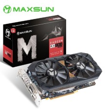 Видеокарта MAXSUN MS-RX580 8Gb GDDR5, 256bit,1206/6000Mhz,  3*DP/HDMI/DVI, 2 FAN (MS-RX580 2048SP Big Mac Plus 8G) RTL