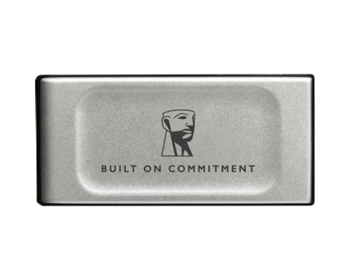 [носитель информации] Kingston Portable SSD 500GB External XS2000 BOC,, Type-C, USB 3.2 Gen 2x2, R/W 2000/2000MB/s, IP55, 70x33x14mm, Silver (60 мес)