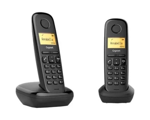 [Телефон] Gigaset [L36852-H2812-A601] A270 Duo Rus черный (труб. в компл.:2шт) АОН 