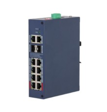 DAHUA DH-CHS4212-8GT-110 8-портовый гигабитный PoE коммутатор с функцией облачного управления 8 RJ45 10/100/1000Мбит/с (PoE/PoE+/Hi-PoE/IEEE 802.3bt), 2 RJ45 10/100/1000Мбит/с (uplink), 2 SFP 1000Мбит