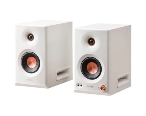 [Колонки] Edifier MR5 White {10 Вт x 2 + 15 Вт x 2 + 30 Вт x 2 (110 Вт); 46 Гц - 40 кГц; входы: XLR, TRS, RCA, AUX; Bluetooth V6.0; Сертификация Hi-Res Audio и Hi-Res Audio Wireless}