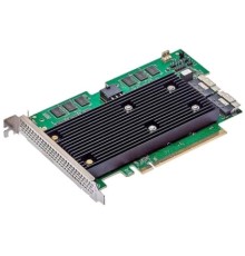 Контроллер/ Broadcom 9670W-16i SGL (05-50113-00003 / 03-50113-00002) , PCIe 4.0 x16, Full Height, 24G SAS/SATA/NVMe, RAID 0,1,5,6,10,50,60, 16port(2x8 SFF-8654), 8GB Cache, SAS4116W ROC, RTL