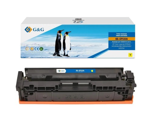 [Расходные материалы] Картридж лазерный G&G GG-CF532A CF532A желтый (900стр.) для HP CLJ M154A/M154NW M180/180N/M181/M181FW