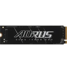 Твердотельный накопитель SSD Gigabyte 1TB M.2 2280 AORUS Gen5 14000 AG514K1TB PCI-Express 5.0x4, NVMe 2.0, 3D TLC NAND, Phison PS5026-E26, TBW 700