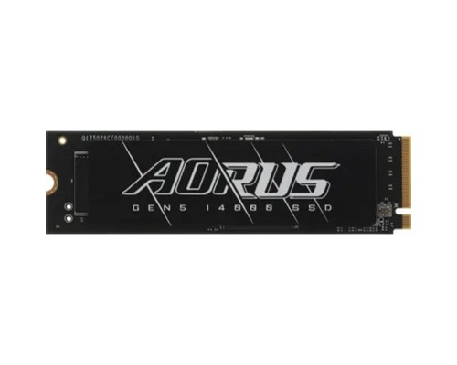 [носитель информации ] Твердотельный накопитель SSD Gigabyte 1TB M.2 2280 AORUS Gen5 14000 AG514K1TB PCI-Express 5.0x4, NVMe 2.0, 3D TLC NAND, Phison PS5026-E26, TBW 700