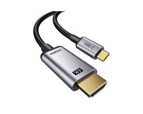 [переходники] Bion Переходник USB Type-C - HDMI (M/F), 4K@60Hz, металлический корпус, 0.10 м [BXP-A-USBCM-HDMIF-M]