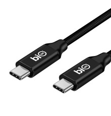 Bion Кабель USB4 v2.0 (CM/CM), 16K@60Hz, 80 Гбит/с, 240W, 5A, медь, 2 м, чёрный [BXP-USB4V2-CMCM-020M]