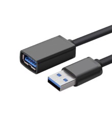 Bion Кабель удлинительный USB 3.0 AM/AF, 3 м, чёрный [BXP-CCP-USB3-AMAF-030M]