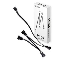 Разветвитель питания ID-Cooling FS-04 (до 4 контактных вентиляторов)