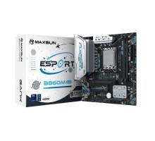 MAXSUN MS-eSport B860M GANK WIFI (Socket 1851, mATX, 2*DDR5(96Gb), DP/HDMI, 2xSATA3, 2*M.2,xPCI-Ex16 xPCI-Ex1, 2*USB 2.0, 4*USB 3.2, LAN 1*1G, Bluetooth, Wi-Fi6, ARGB, RTL)