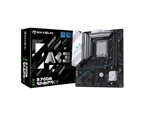 [Материнская плата] MAXSUN MS-B760M GAMING WIFI ACE 2 (Socket 1700, mATX, 2*DDR5, DP/2*HDMI, 2*SATA3, 3*M.2, 1xPCI-E x16 /1xPCI-E x4, 1*Type-C, 2*USB 2.0,  2*USB 3.2 , LAN 1*2.5G, Wi-Fi 6, ARGB,  RTL)