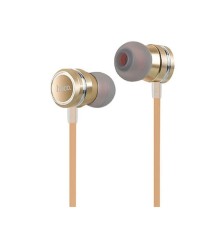 HOCO M16/ Наушники + микрофон/ Кнопка ответа/ 1.2м/ 3.5 mm jack/Gold