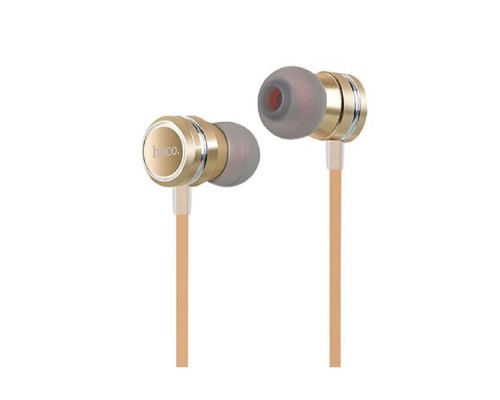 [Наушники HOCO] HOCO M16/ Наушники + микрофон/ Кнопка ответа/ 1.2м/ 3.5 mm jack/Gold