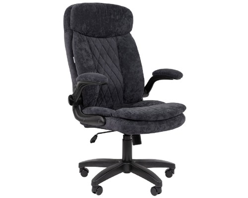 [Офисные кресла] Кресло Chairman Home 533 Россия ткань S темно-серый (7193213)