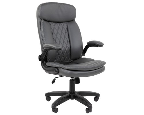 [Офисные кресла] Офисное кресло Chairman 533 Россия экокожа серый (7193208)