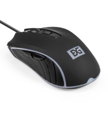 Exegate EX298899RUS Мышь ExeGate Gaming Standard SL-9064 (USB, оптическая, 3600dpi, 6D, 6 кнопок и колесо прокрутки, длина кабеля 1,5м, черная с подсветкой, RTL)