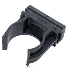 ЭРА Б0044180 Крепеж-клипса CLIP-20-10-B для трубы черная 20мм (отгружается кратно 10 )