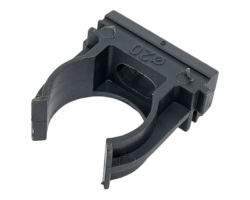 [ЭРА Изделия монтажные для пластиковых и металличес] ЭРА Б0044180 Крепеж-клипса CLIP-20-10-B для трубы черная 20мм (отгружается кратно 10 )