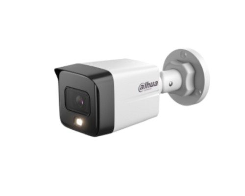 [Видеонаблюдение] DAHUA DH-IPC-HFW1239TC1P-SA-IL-0280B-S6 Уличная цилиндрическая IP-видеокамера с ИК 30м и LED 30м 2Мп; 1/2.8” CMOS; объектив 2.8мм обнаружение людей;  IP67; металл, пластик