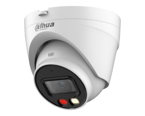 [Видеонаблюдение] DAHUA DH-IPC-HDW1239VP-SA-IL-0280B-S6 Уличная турельная IP-видеокамера с ИК 30м и LED 30м 2Мп; 1/2.8” CMOS; объектив 2.8мм; ; обнаружение людей IP67; металл, пластик