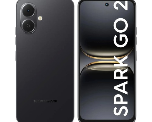 [смартфон] Tecno Spark Go 2 64Gb 3Gb черный моноблок 3G 4G 6.67