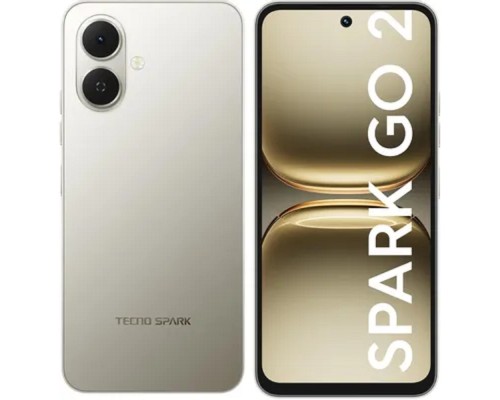 [смартфон] Tecno Spark Go 2 64Gb 3Gb серый моноблок 3G 4G 6.67