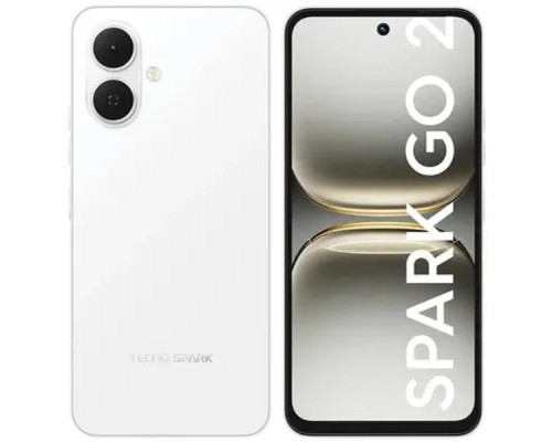 [смартфон] Tecno Spark Go 2 64Gb 3Gb белый моноблок 3G 4G 6.67