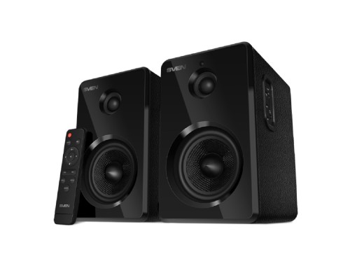 [Колонки] Компьютерная акустика 2.0 Sven SPS-730 черный (50 Вт, BT, пульт, USB, microSD)