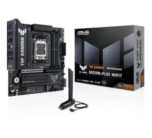 ASUS TUF GAMING B850M-PLUS WIFI7 (Socket AM5, mATX, 4xDDR5(256GB), DP/HDMI, 1xPCIe 5.0x16/1xPCIe 4.0x16/1xPCIe 4.0x1, 1xLAN (2.5GbE), Wi-Fi, BT, 4xSATA 6Gb/s, 3xM.2, 1xType-C, 7xUSB 3.2, 4xUSB 2.0)