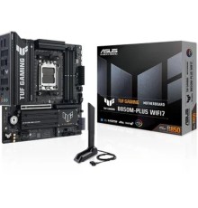 ASUS TUF GAMING B850M-PLUS WIFI7 (Socket AM5, mATX, 4xDDR5(256GB), DP/HDMI, 1xPCIe 5.0x16/1xPCIe 4.0x16/1xPCIe 4.0x1, 1xLAN (2.5GbE), Wi-Fi, BT, 4xSATA 6Gb/s, 3xM.2, 1xType-C, 7xUSB 3.2, 4xUSB 2.0)