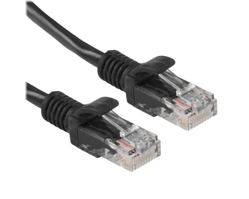 [Коммутационный шнур] Cablexpert Патч-корд UTP PP12-10M/BK  кат.5e, 10м, литой, многожильный (черный)