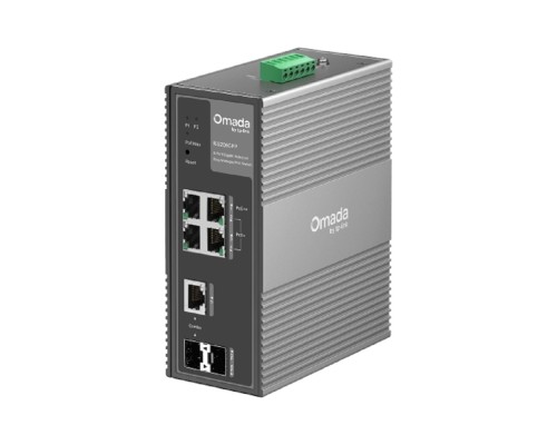 [Сетевое оборудование] TP-Link IES206GPP Omada 6-портовый гигабитный индустриальный коммутатор Easy Managed с 3 портами PoE+ и 1 портом PoE++ 