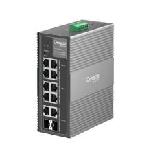 TP-Link IES210GPP Omada 10-портовый гигабитный индустриальный коммутатор Easy Managed с 6 портами PoE+ и 2 портами PoE++